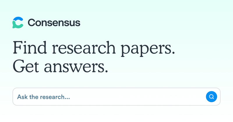 Consensus cover image