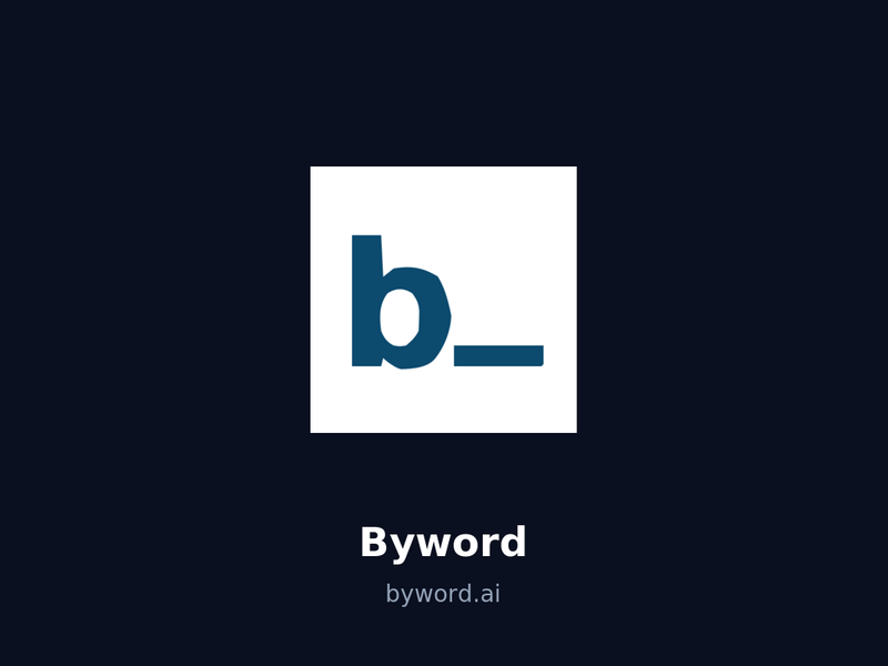 Byword cover image