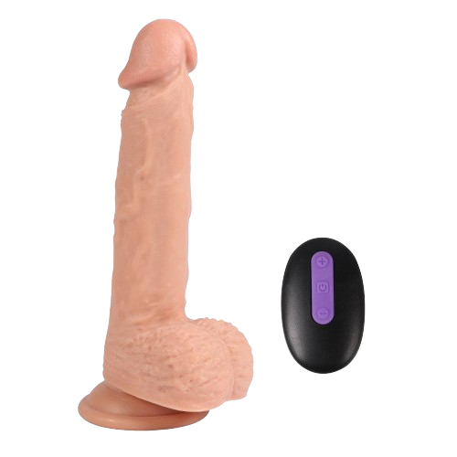 8.26inch Dean Vibrating TPE Dildo