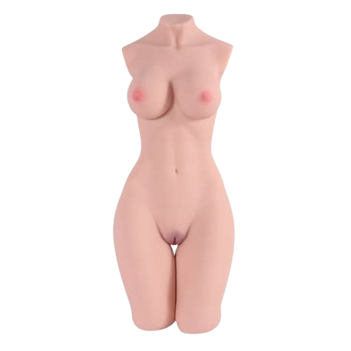 Erica Half Body sex doll with skeleton