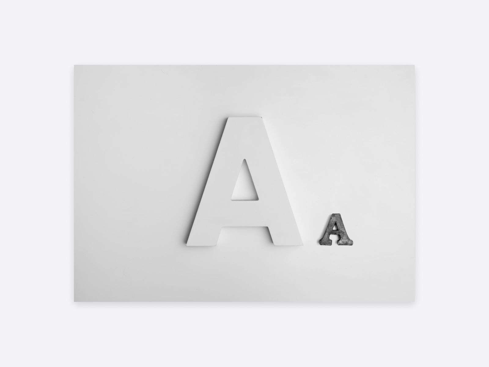 Bold and varied typography example