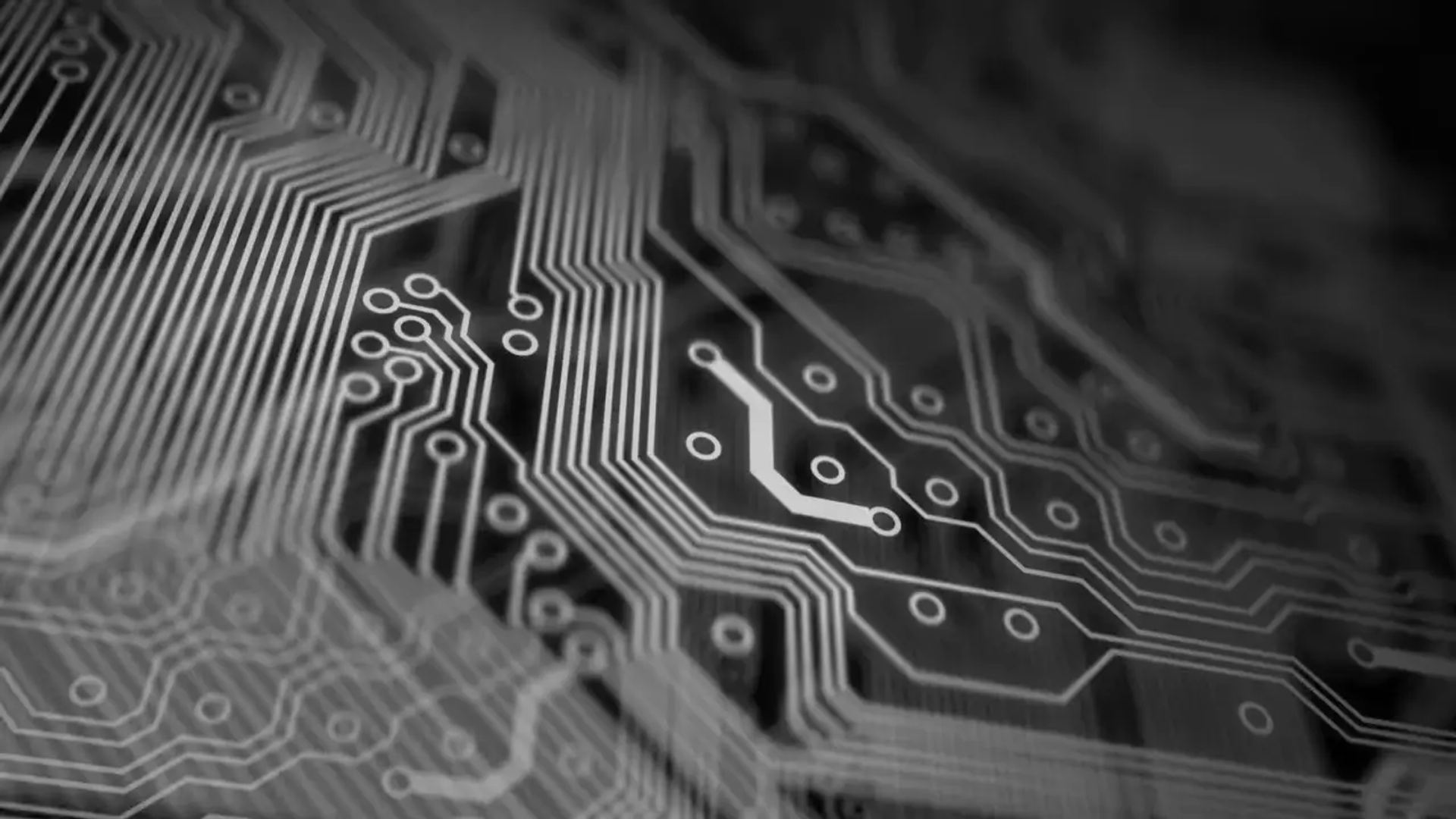 Close-up of an electronic circuit board