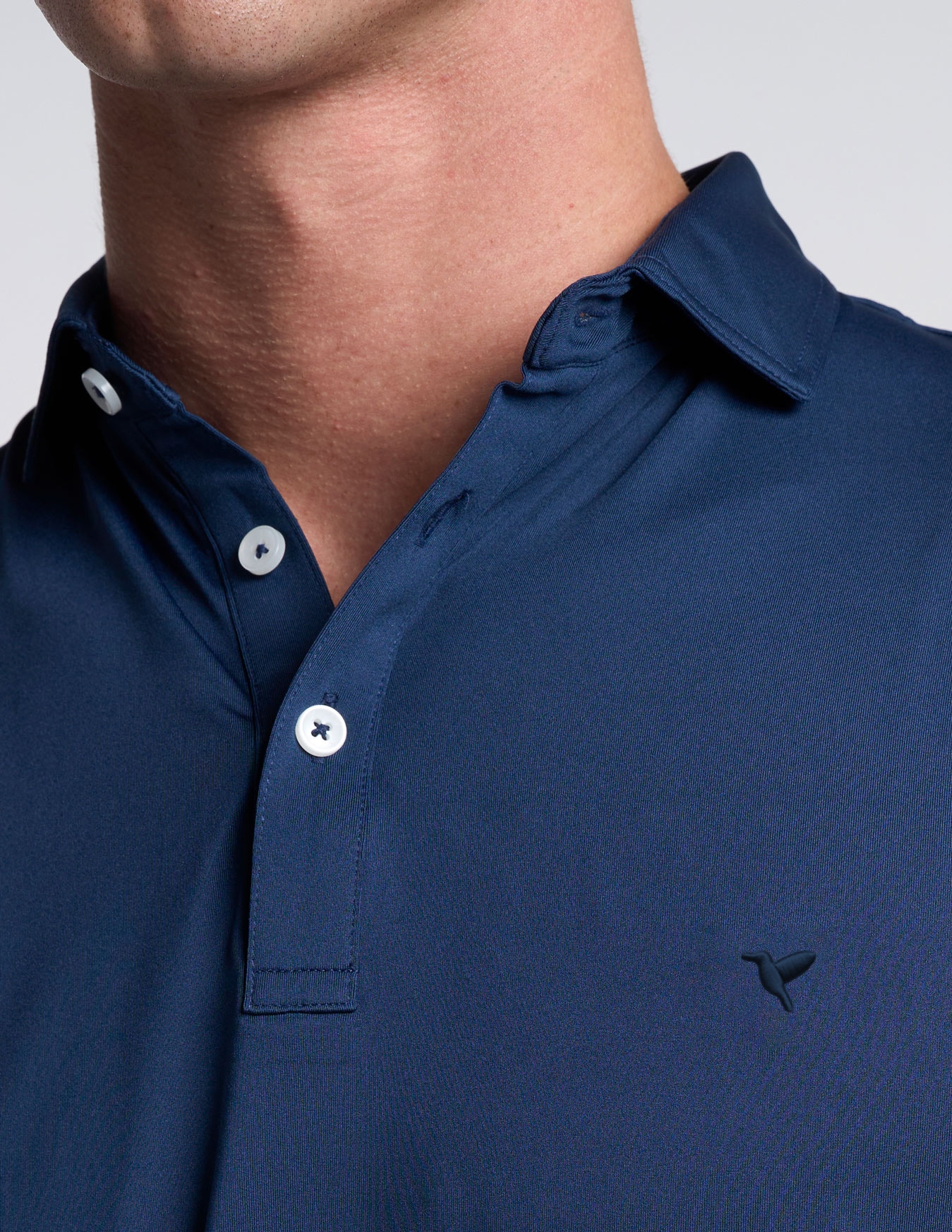 NoFlop Golf Polo - Navy (The Lord of the Swings)