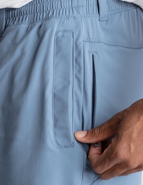 Khaki Shorts - Pacific Blue