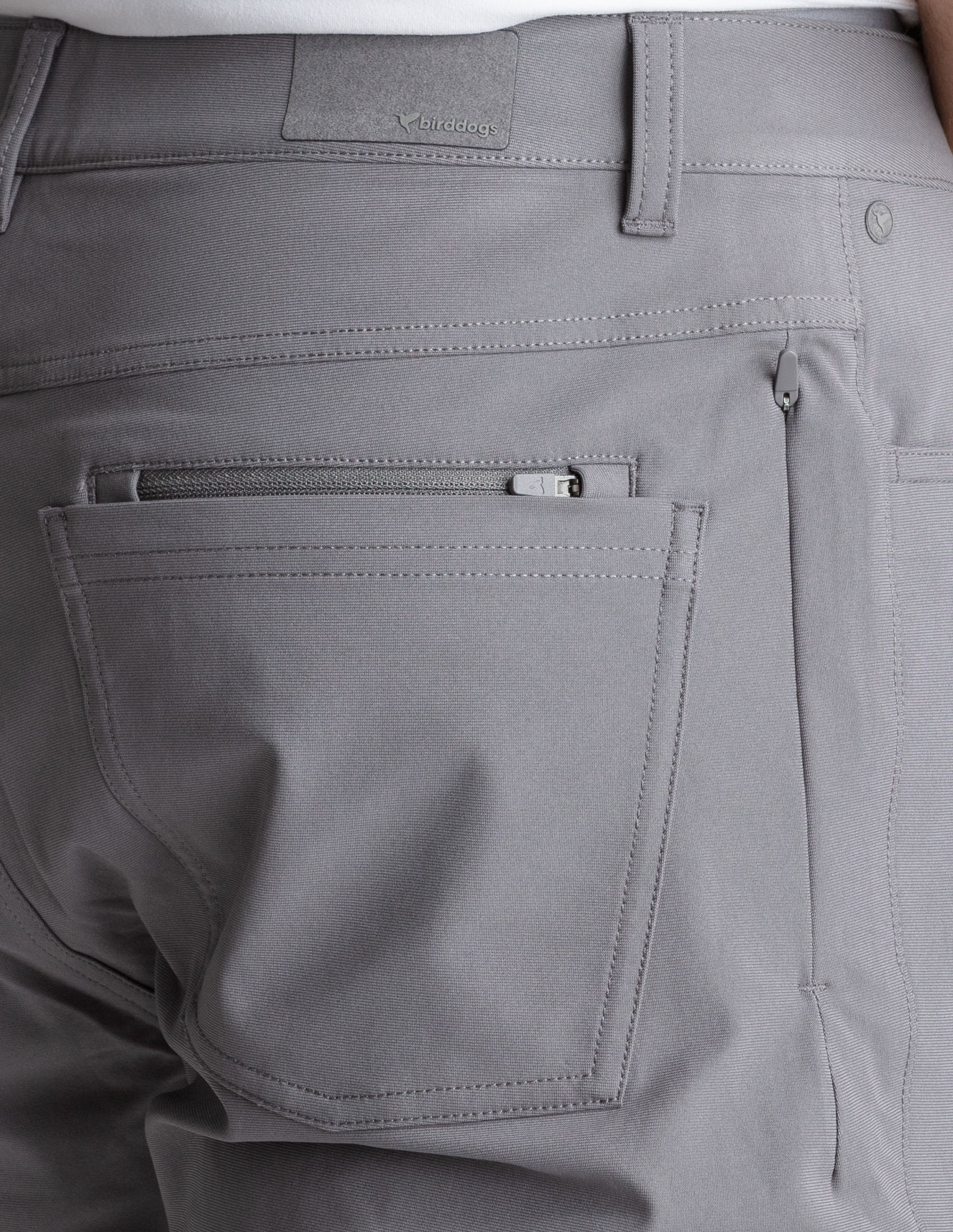 5-Pocket Tech Pants- Dark Gray - Relaxed Fit