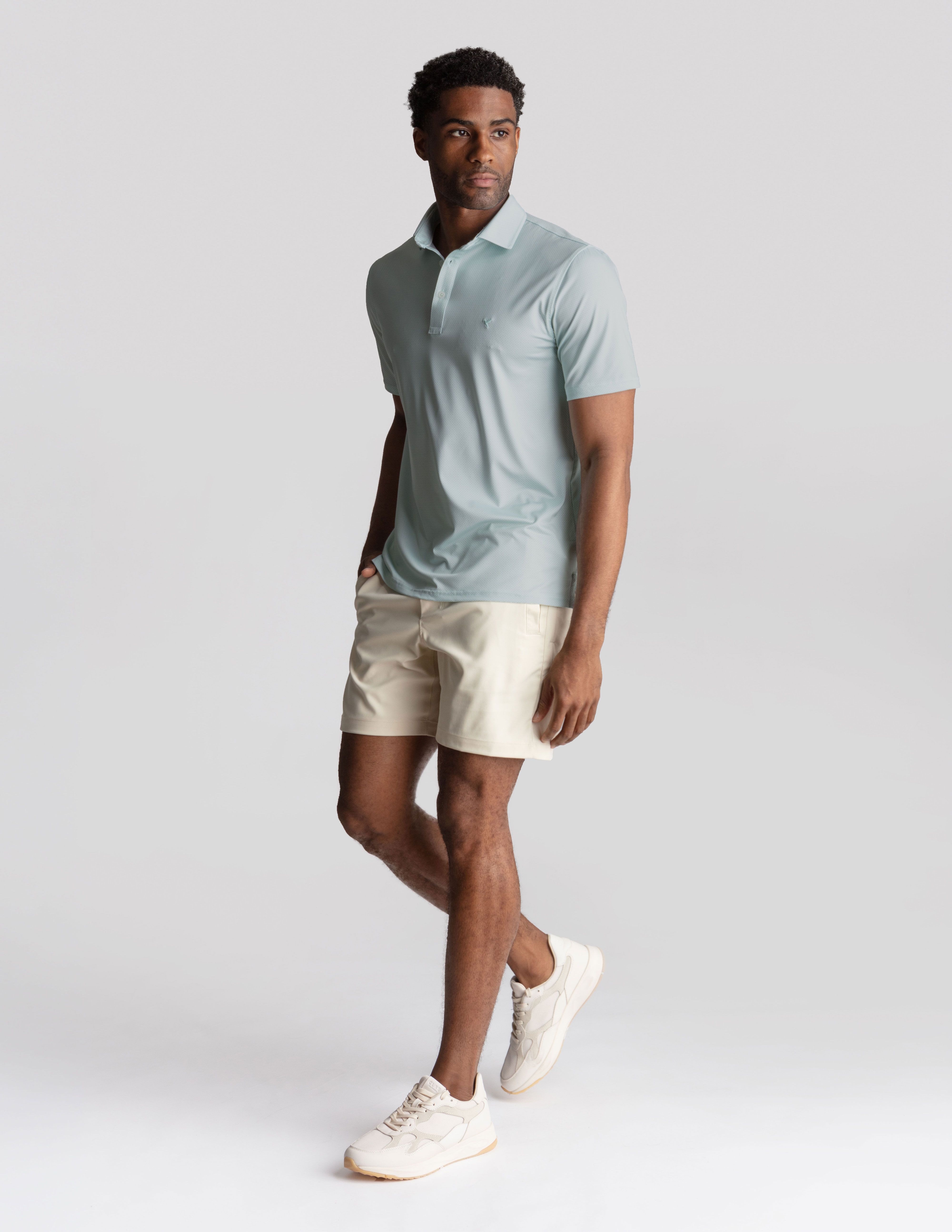 NoFlop Golf Polo - Fairway Bowtie (The Gimme King)