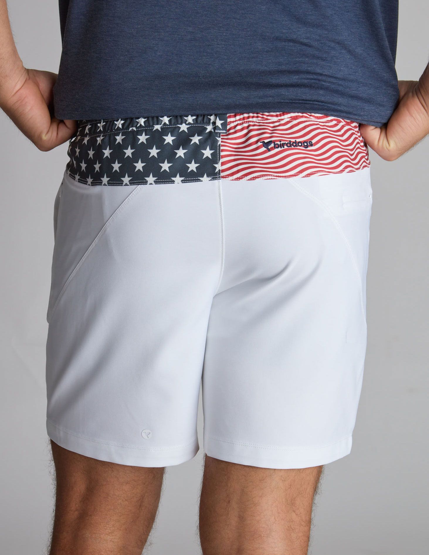 3 in 1 Khaki Shorts - White & Full Glory (The No Metric Systems)