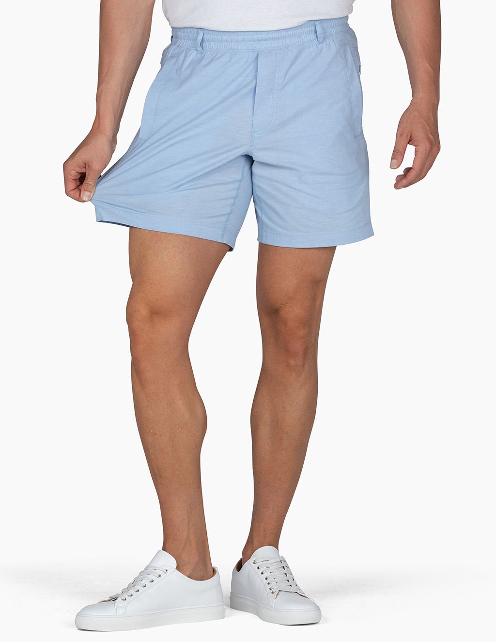 Oxford Shorts - Baby Blue