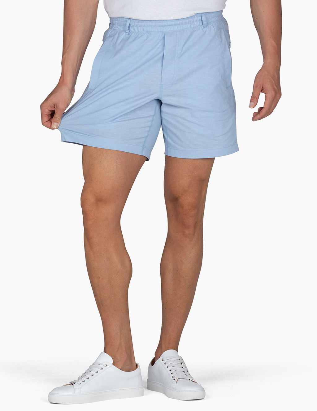 Oxford Shorts - Baby Blue
