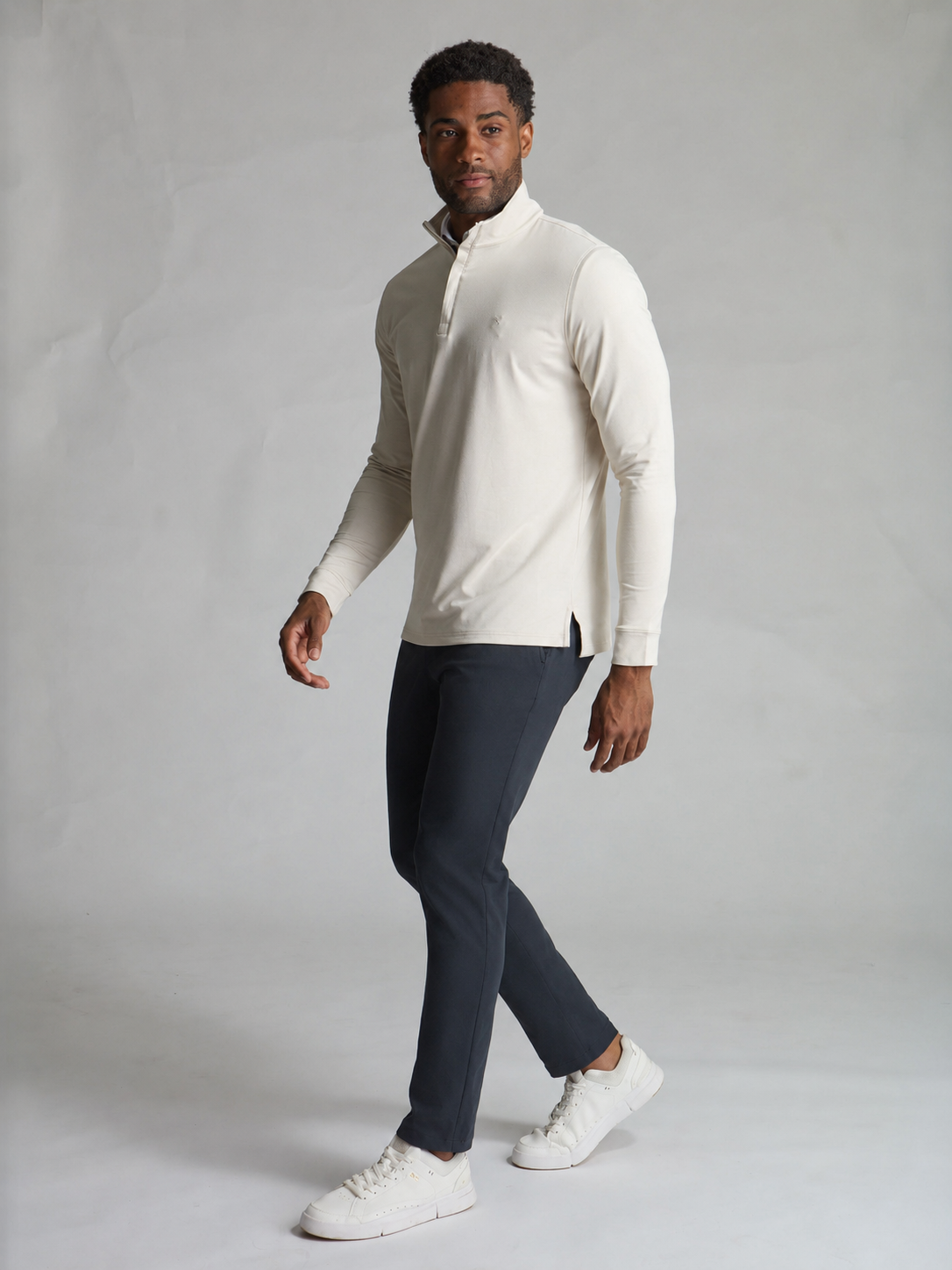 Stretch Khakis - Mach Black - Slim Fit (The Offshore Operators)