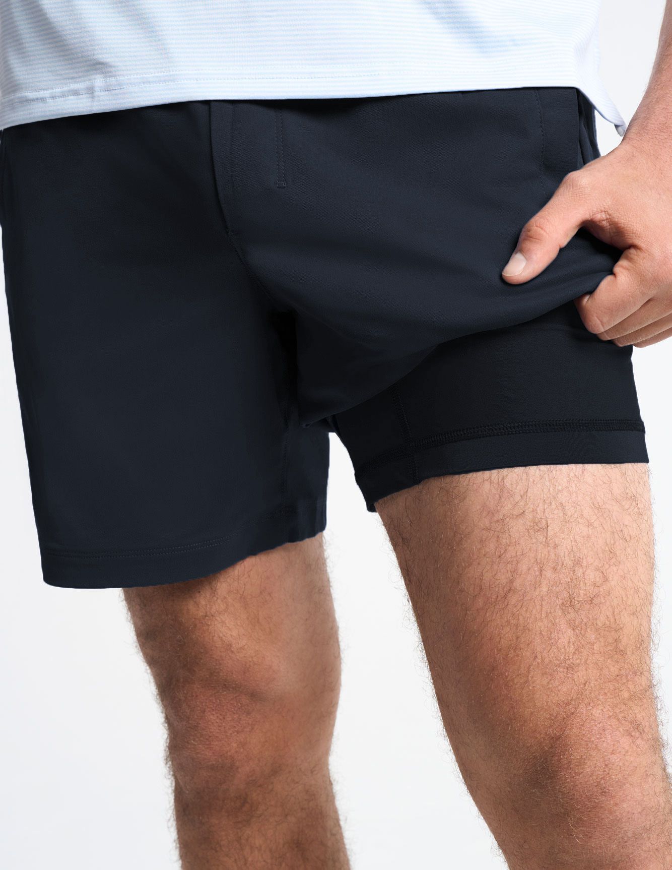 3 in 1 Khaki Shorts - Midnight Navy (The Sidequests)