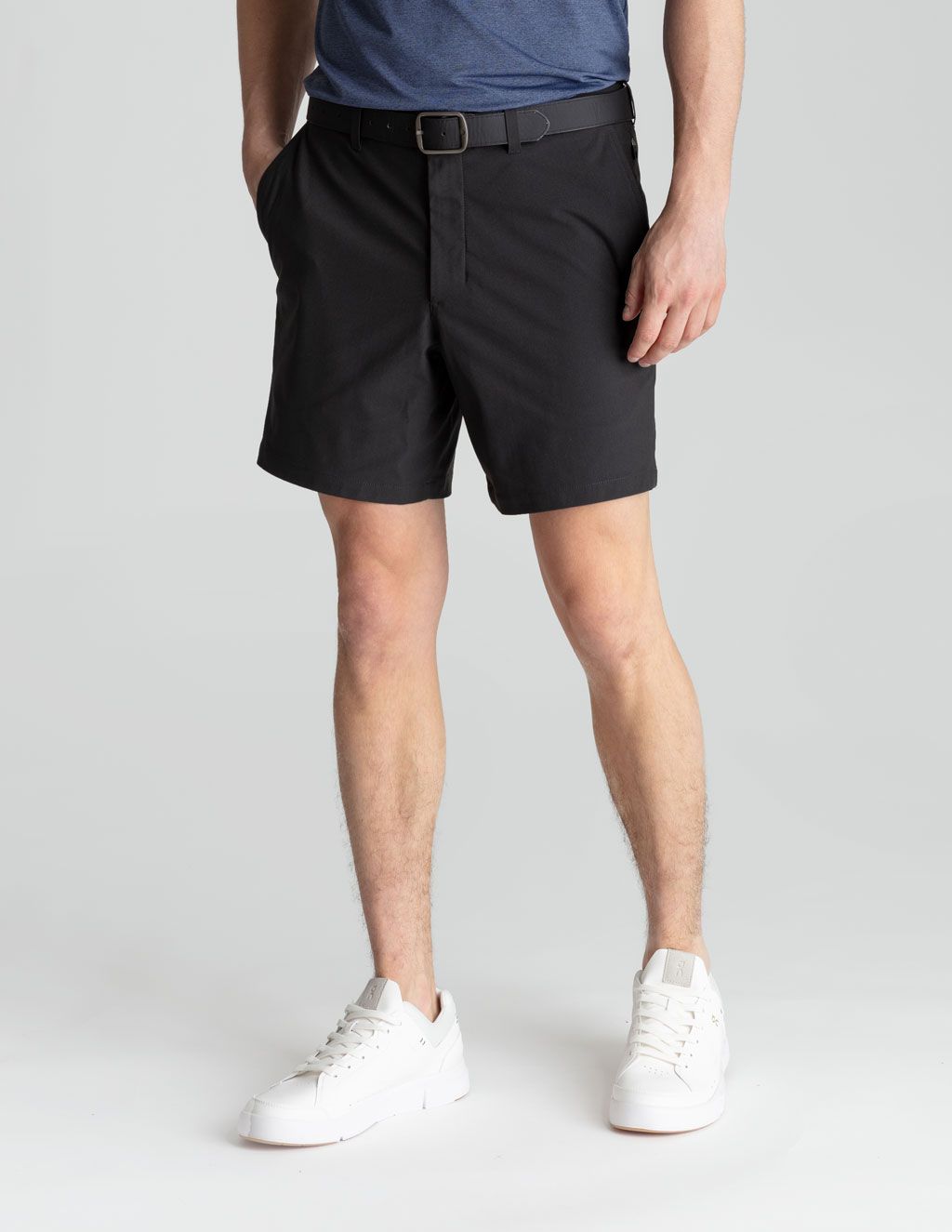 Golf Shorts - Mach Black (The Bethpage Slacks)