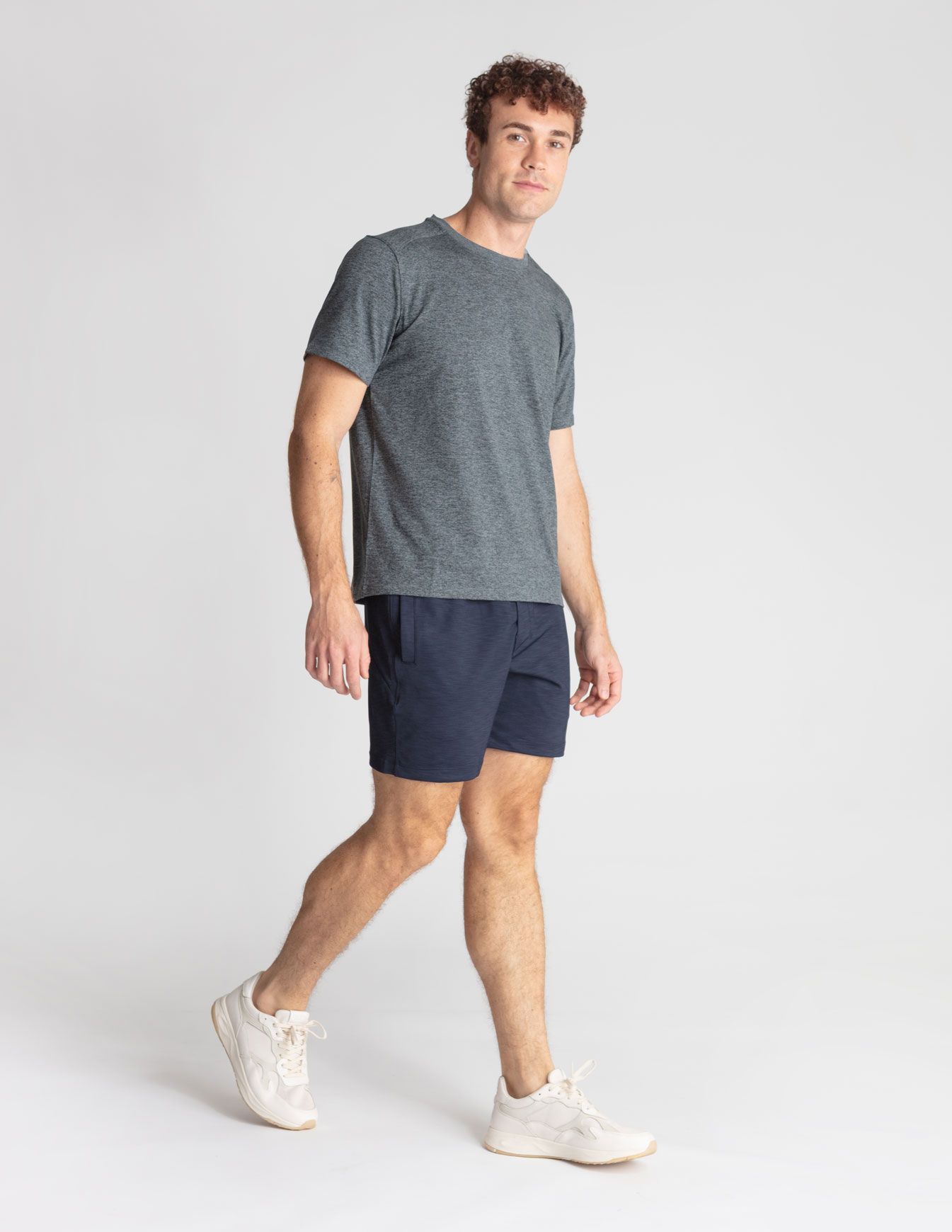 Black Label Gym Shorts - Navy Heather (The Tae Kwon Don'ts)