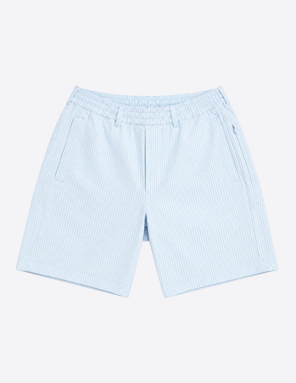 3 in 1 Khaki Shorts - Blue Seersucker (The Hyannis Sports)