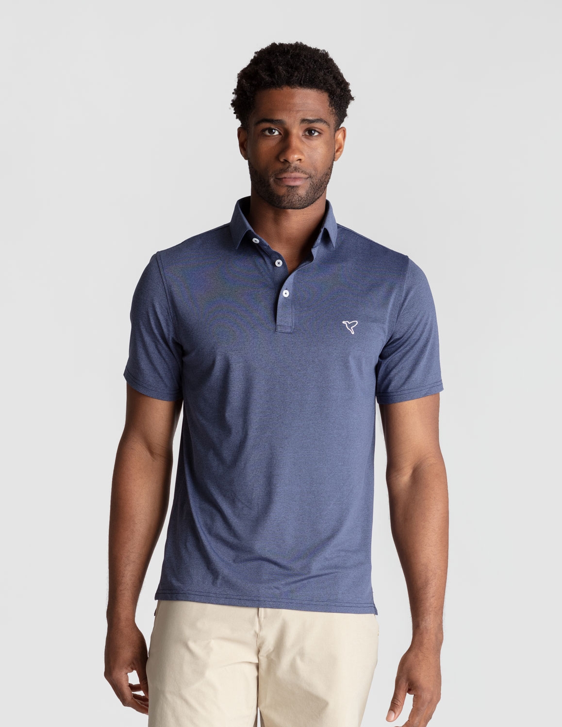 Performance Polo - Navy Heather