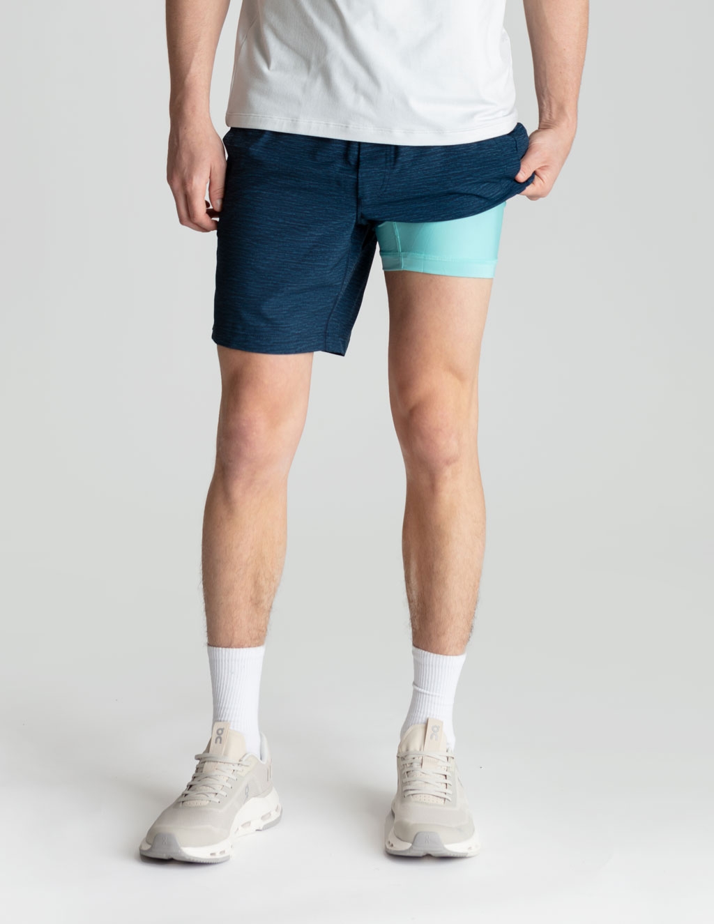 Gym Shorts - Navy Heather