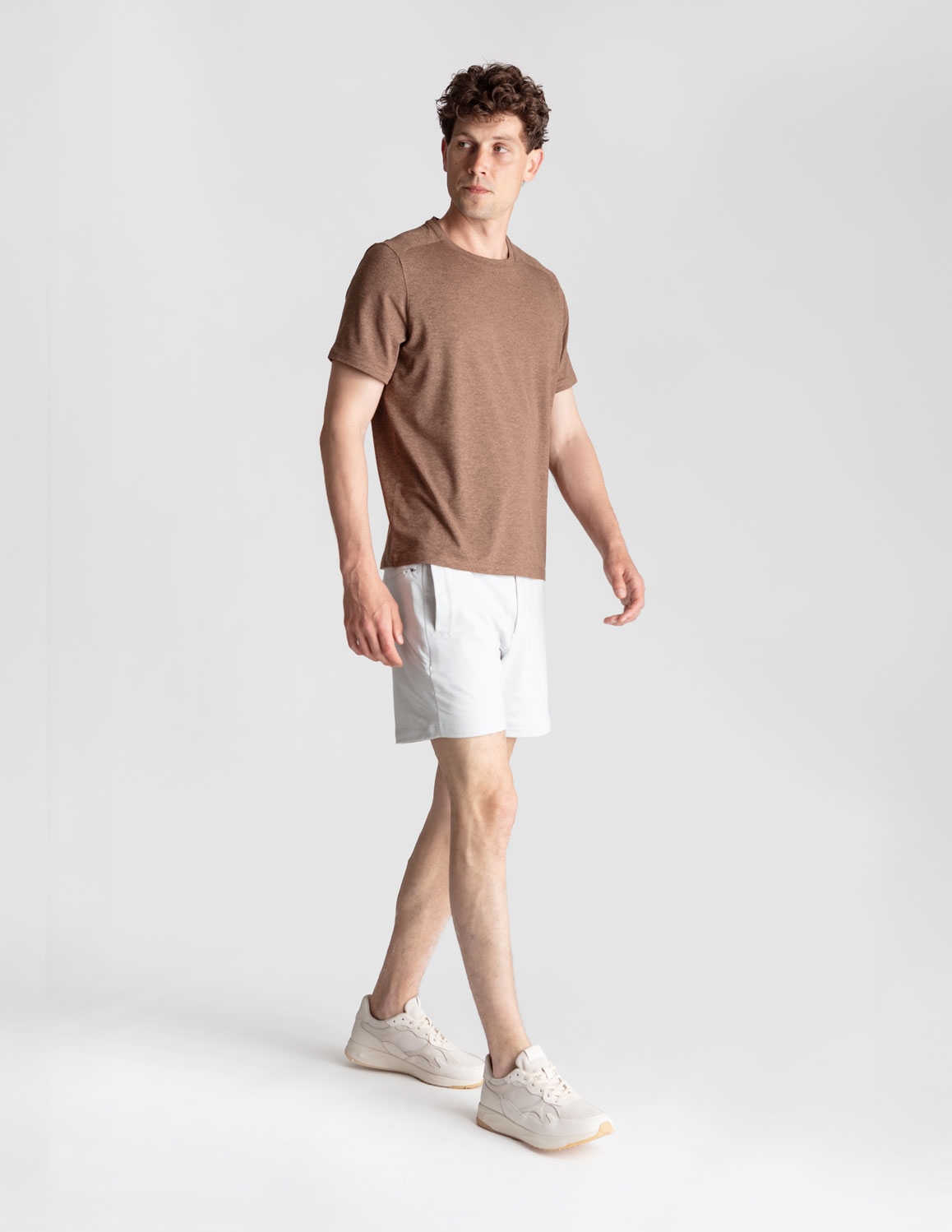 Supersoft Tee - Brown Heather