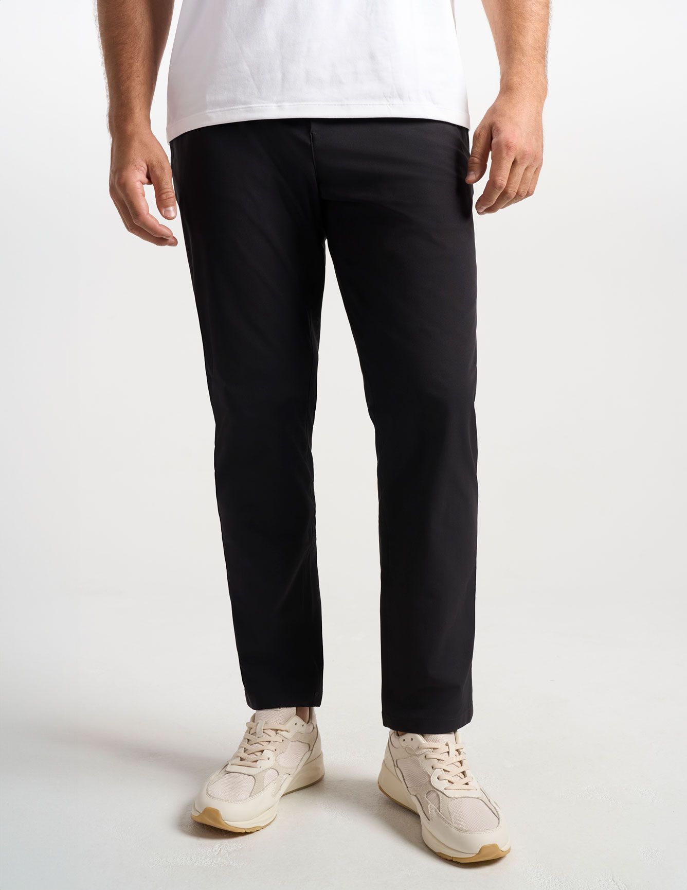 Stretch Khakis - Black - Classic Fit