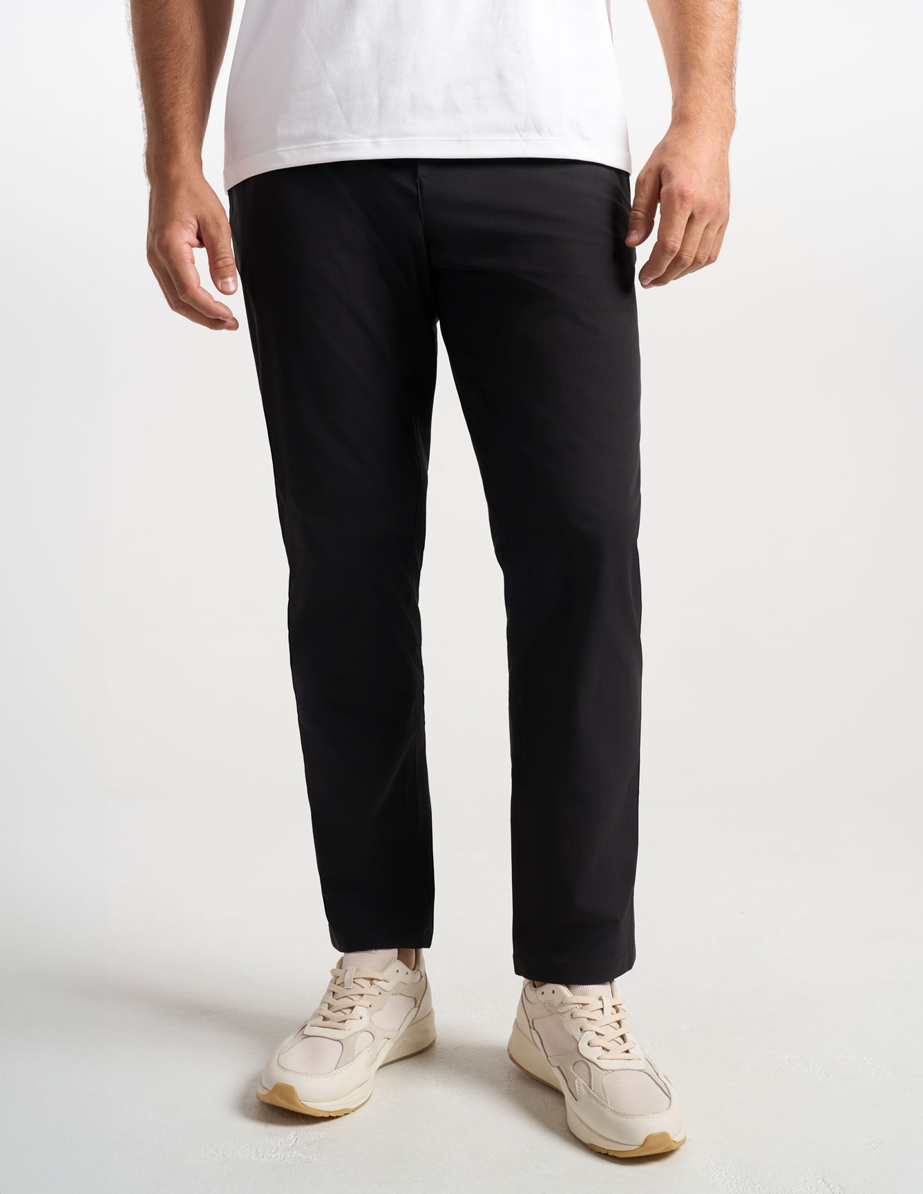 Stretch Khakis - Black - Classic Fit