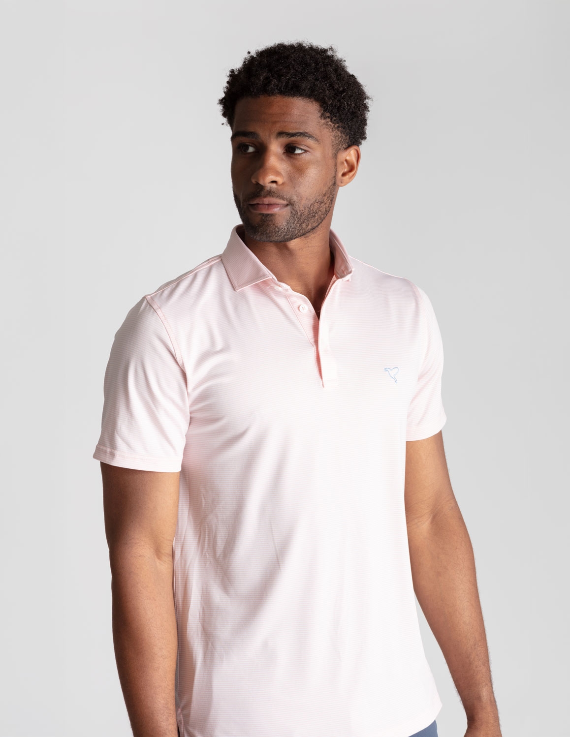 Performance Polo - Orange Stripes