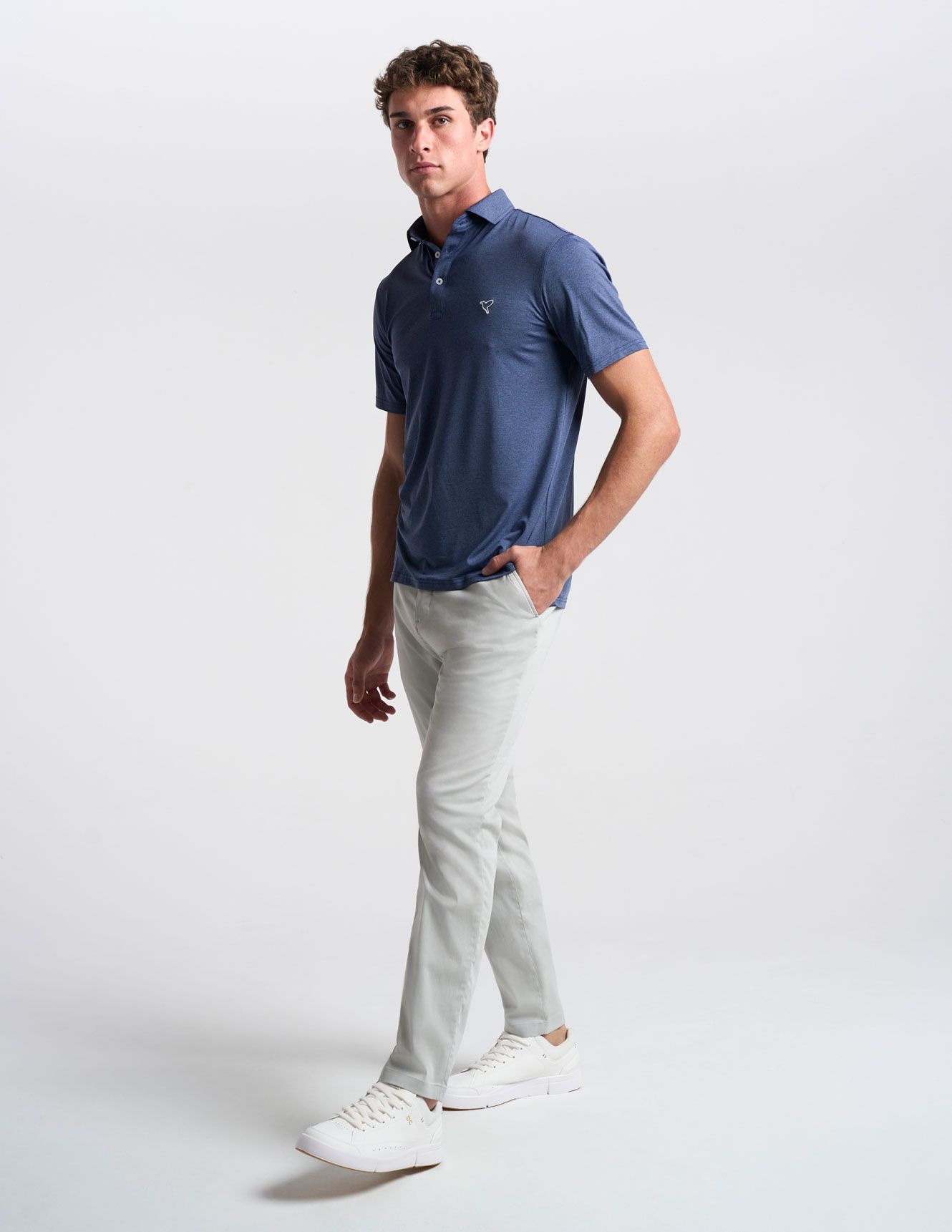 Stretch Khakis - Light Gray