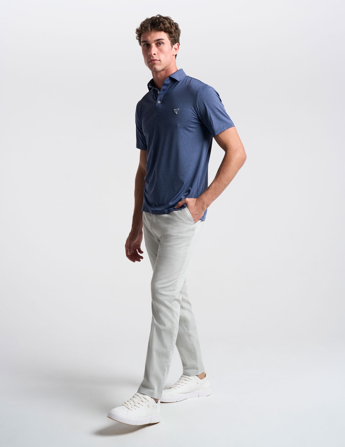 Stretch Khakis - Light Gray