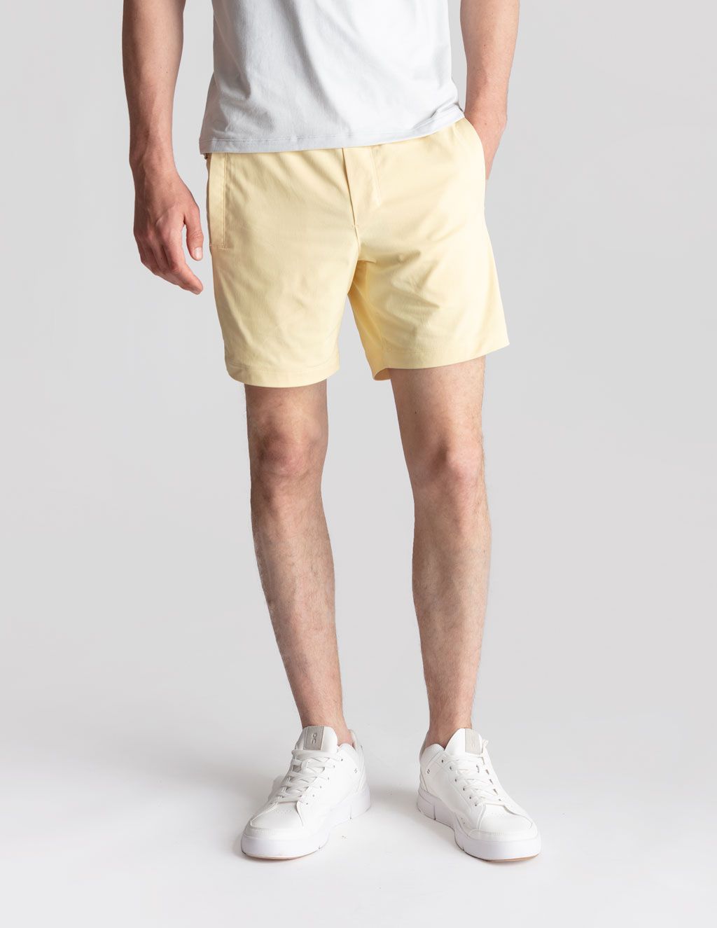 Khaki Shorts - Sunlight Yellow | birddogs