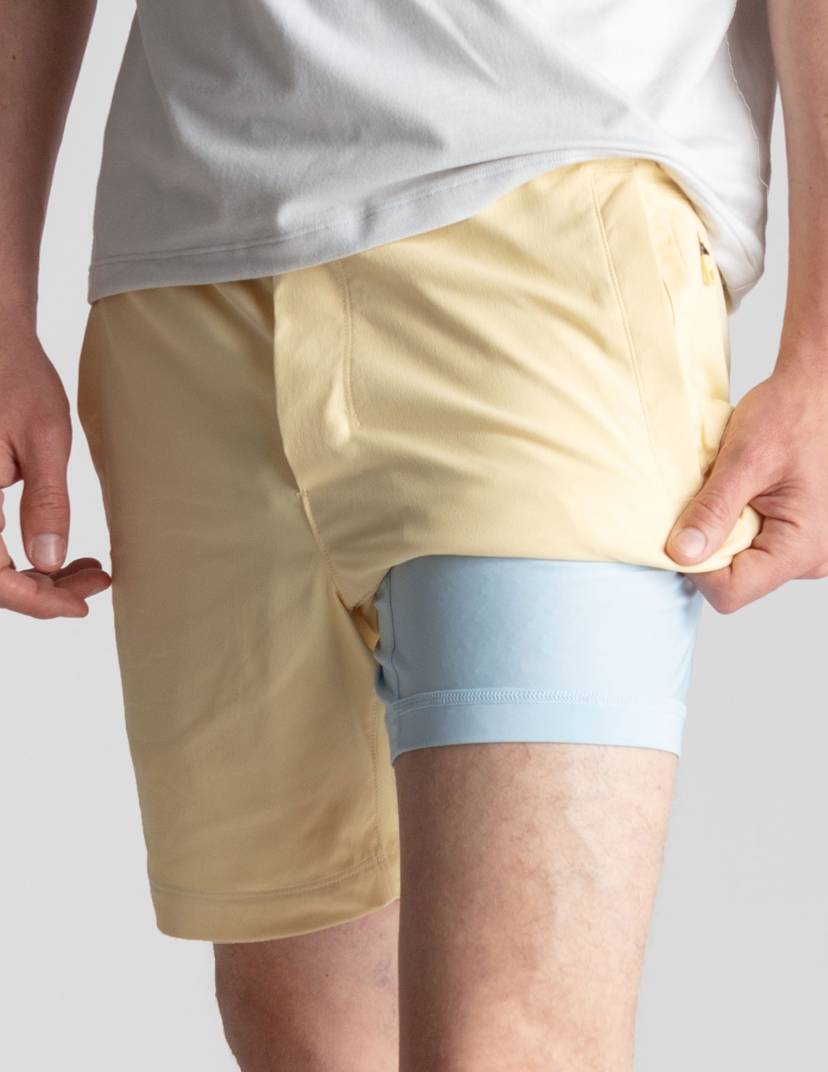 Khaki Shorts - Sunlight Yellow