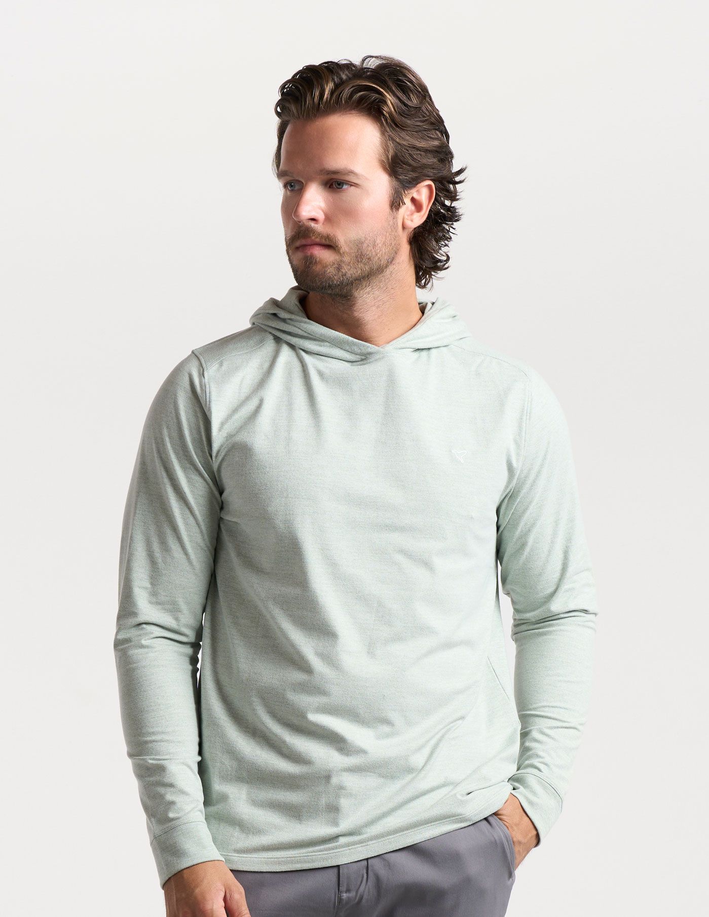 SuperSoft Hoodie - Light Green Heather