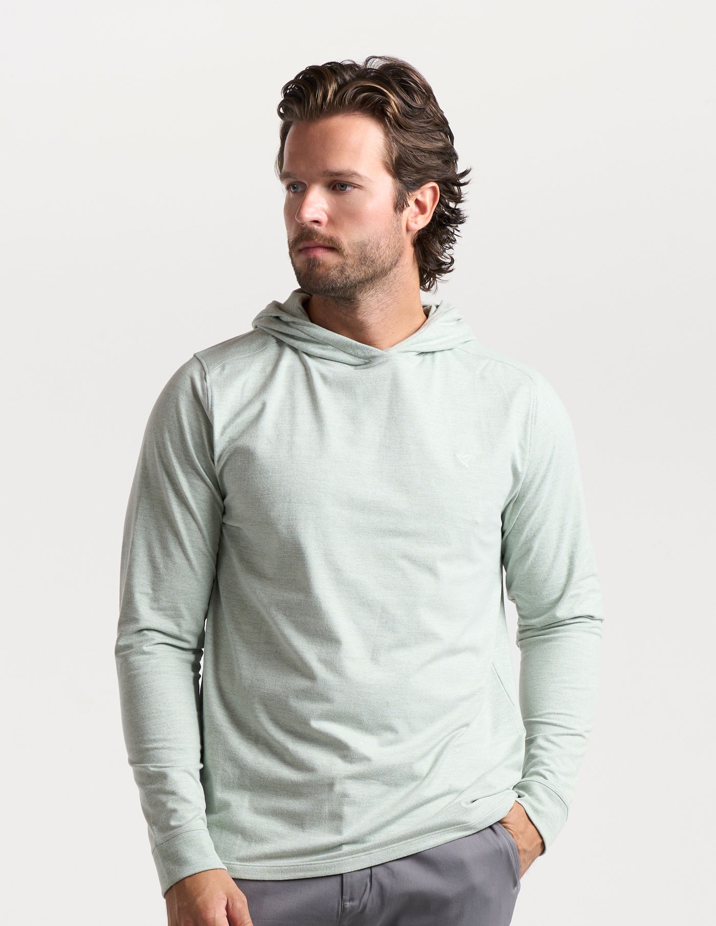 SuperSoft Hoodie - Light Green Heather