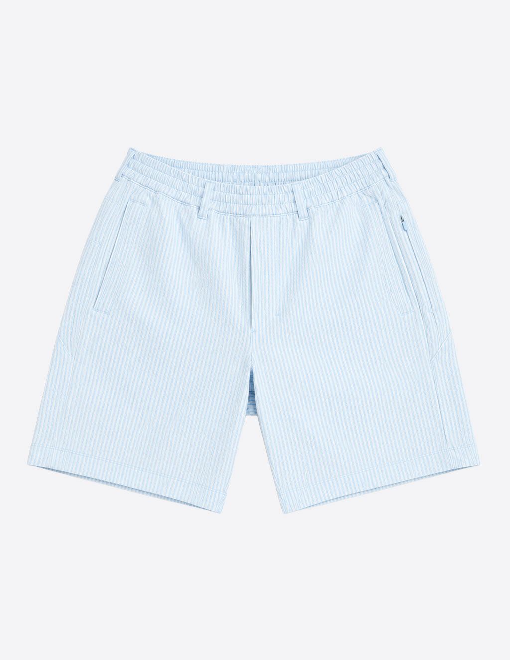 3 in 1 Khaki Shorts - Blue Seersucker (The Hyannis Sports)