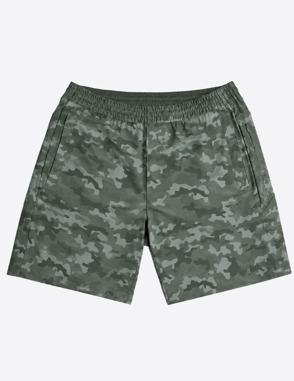 Original Gym Shorts - Green Camo (The Game Wardens)