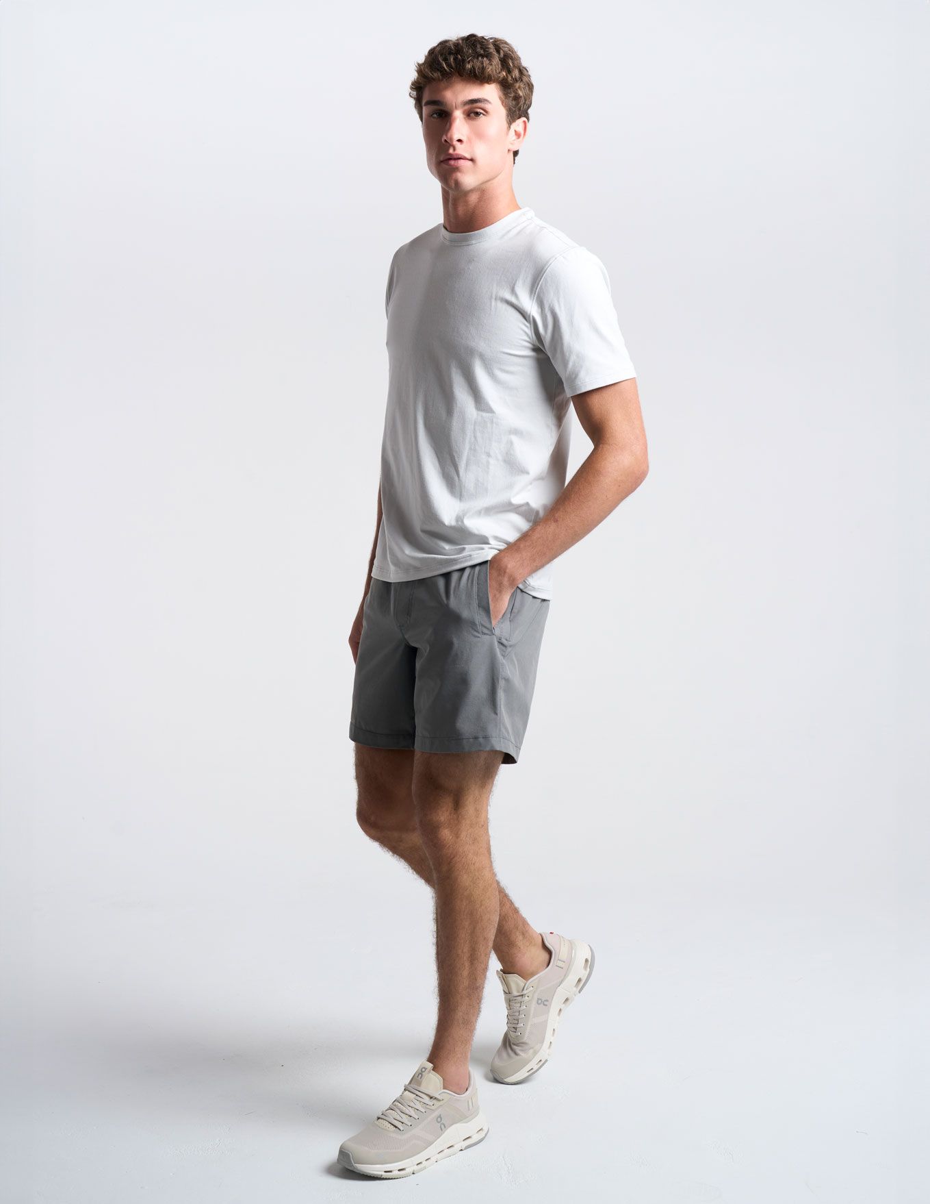Original Gym Shorts - Gray & Dark Gray (The Tightwads)