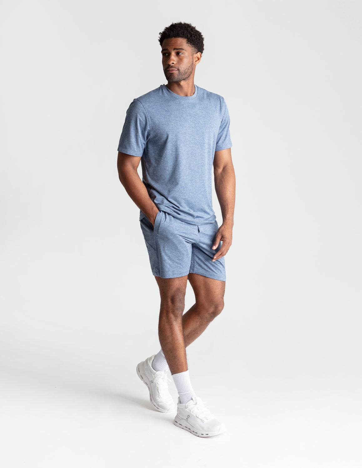 Lounge Shorts - Stonewash Heather