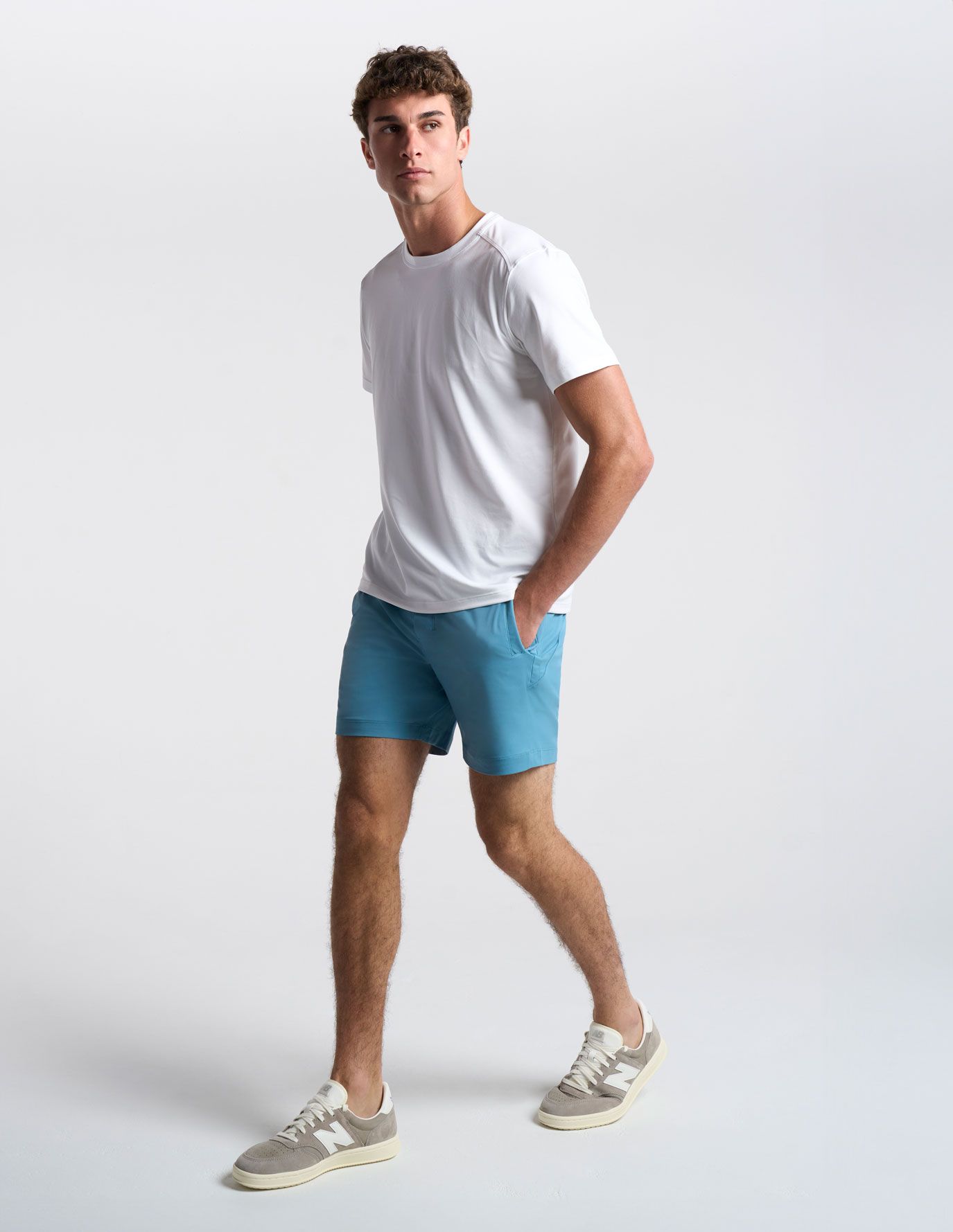 Khaki Shorts - Storm Blue