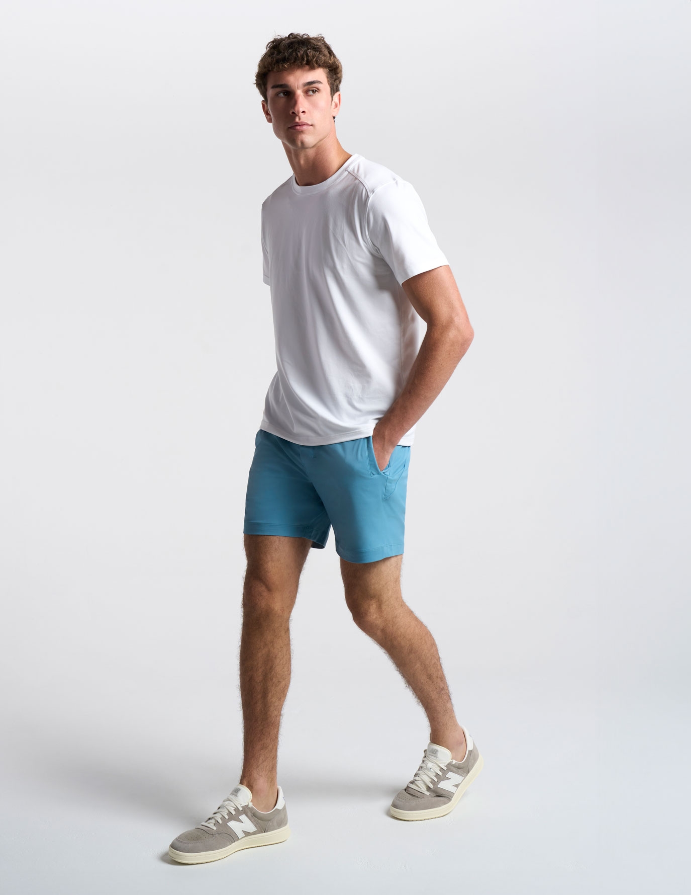 Khaki Shorts - Storm Blue
