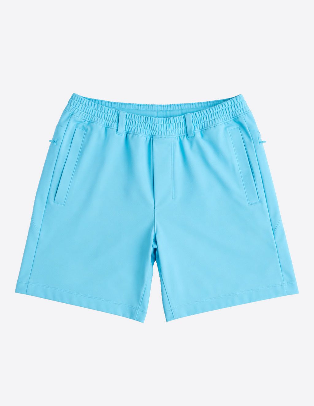 3 in 1 Khaki Shorts - Aqua Laces (The Ray Finkles)