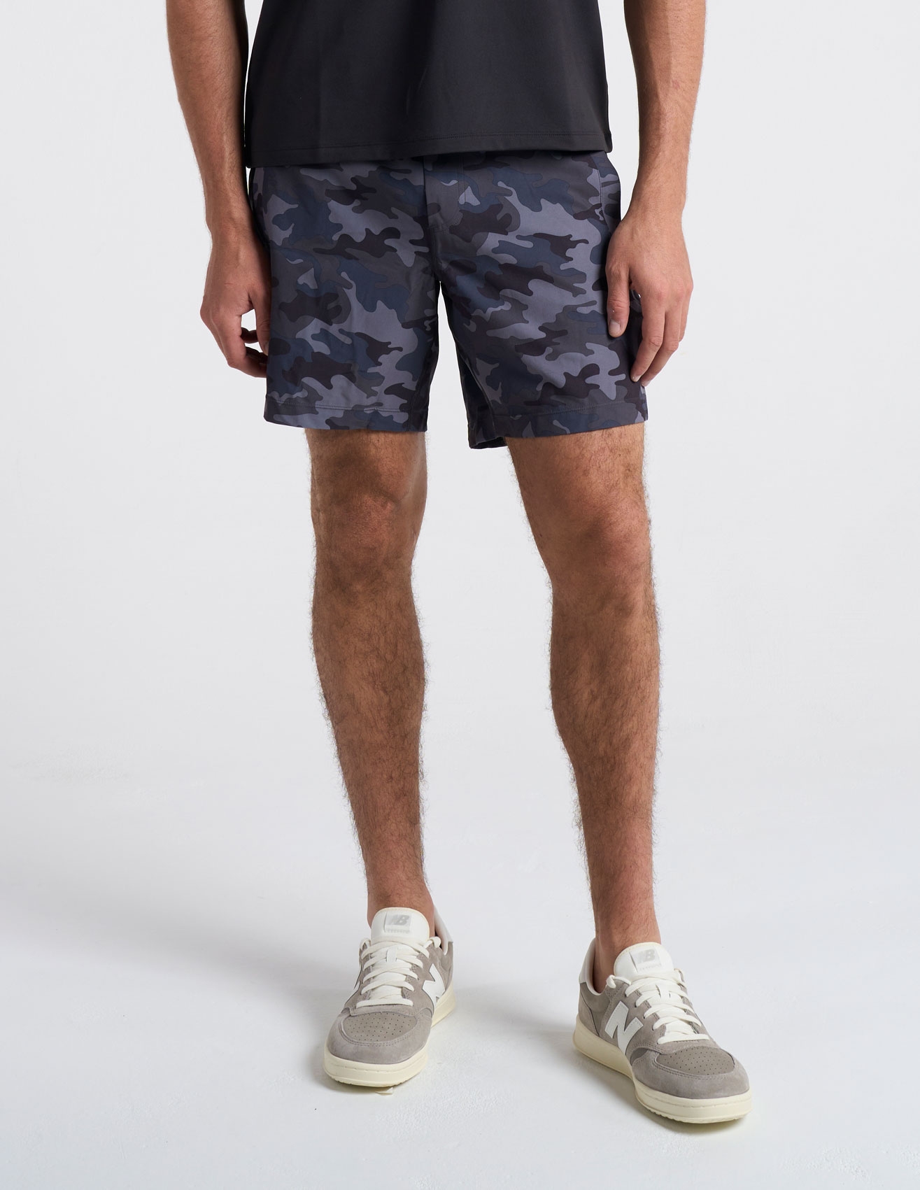 Gym Shorts - Gray Camo