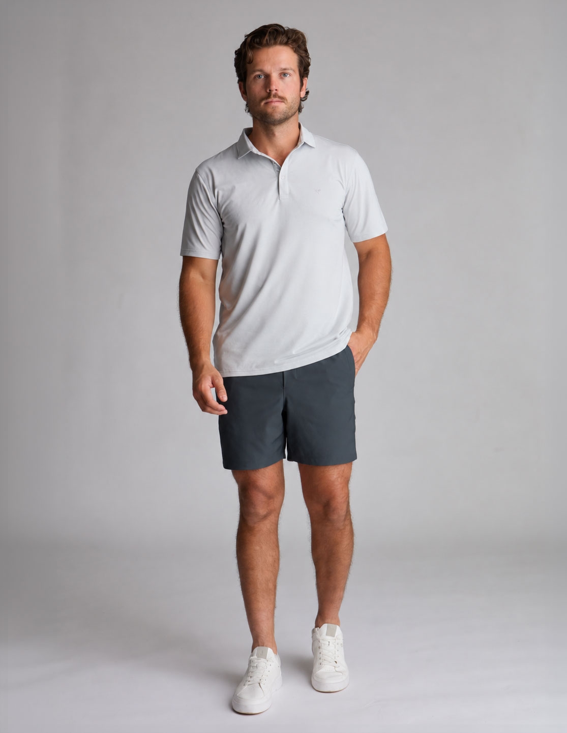 3 in 1 Khaki Shorts - Dark Gray (The Free Plays)
