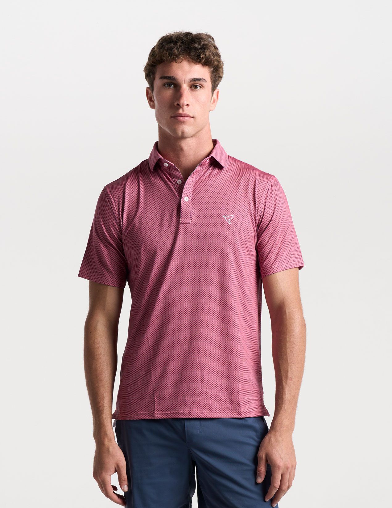 Performance Polo - Pink Bowtie