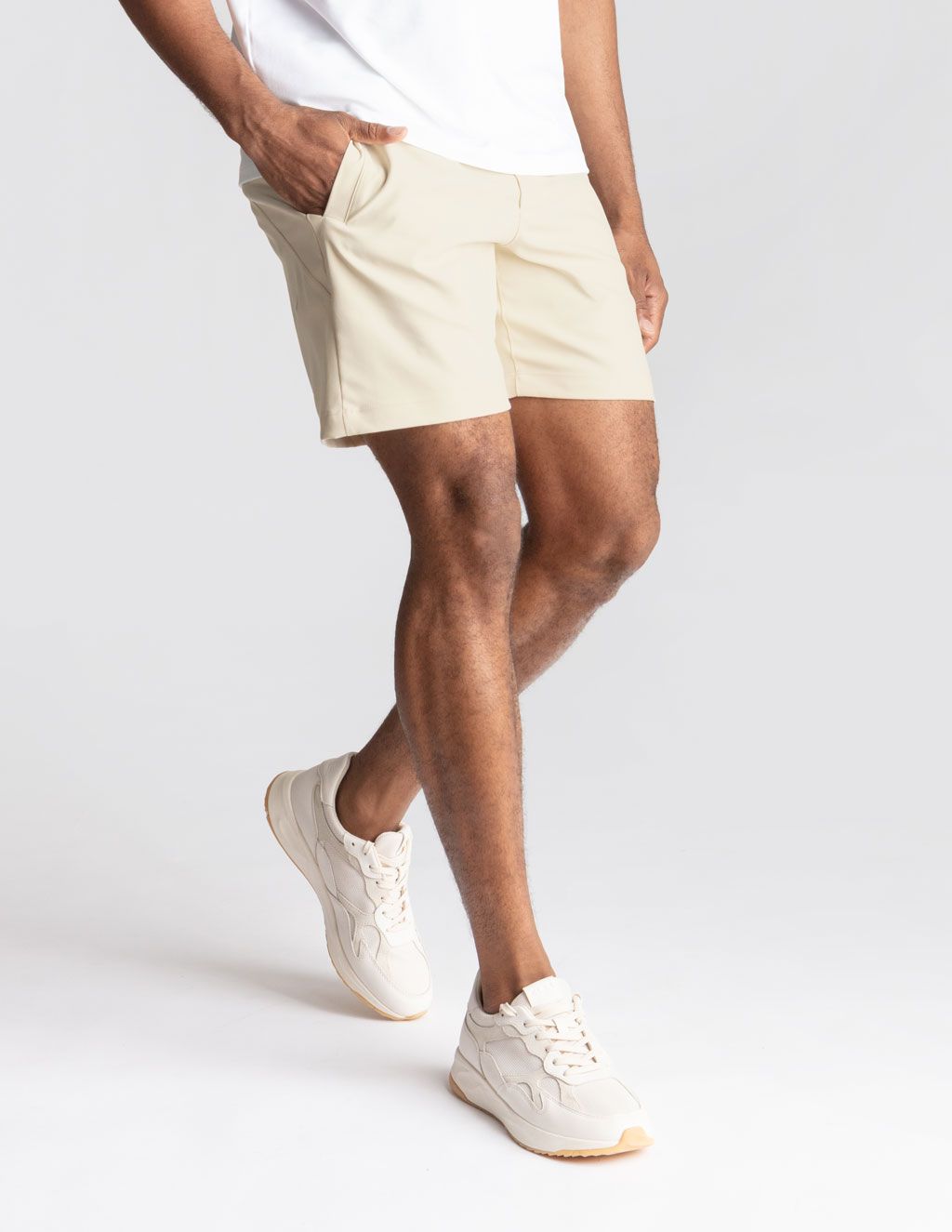 Khaki Shorts - Stone