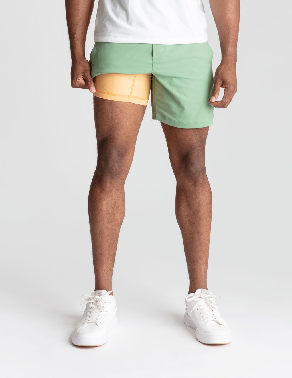 Khaki Shorts - Kashmir Green