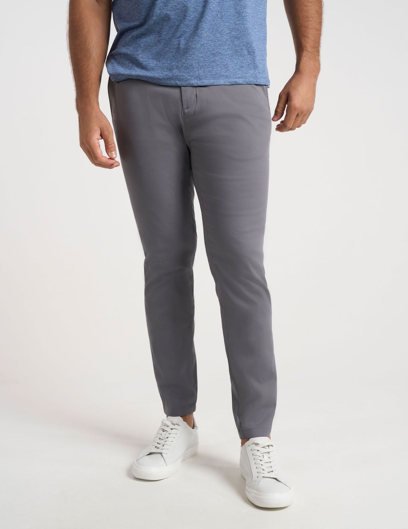 Stretch Khakis - Dark Gray