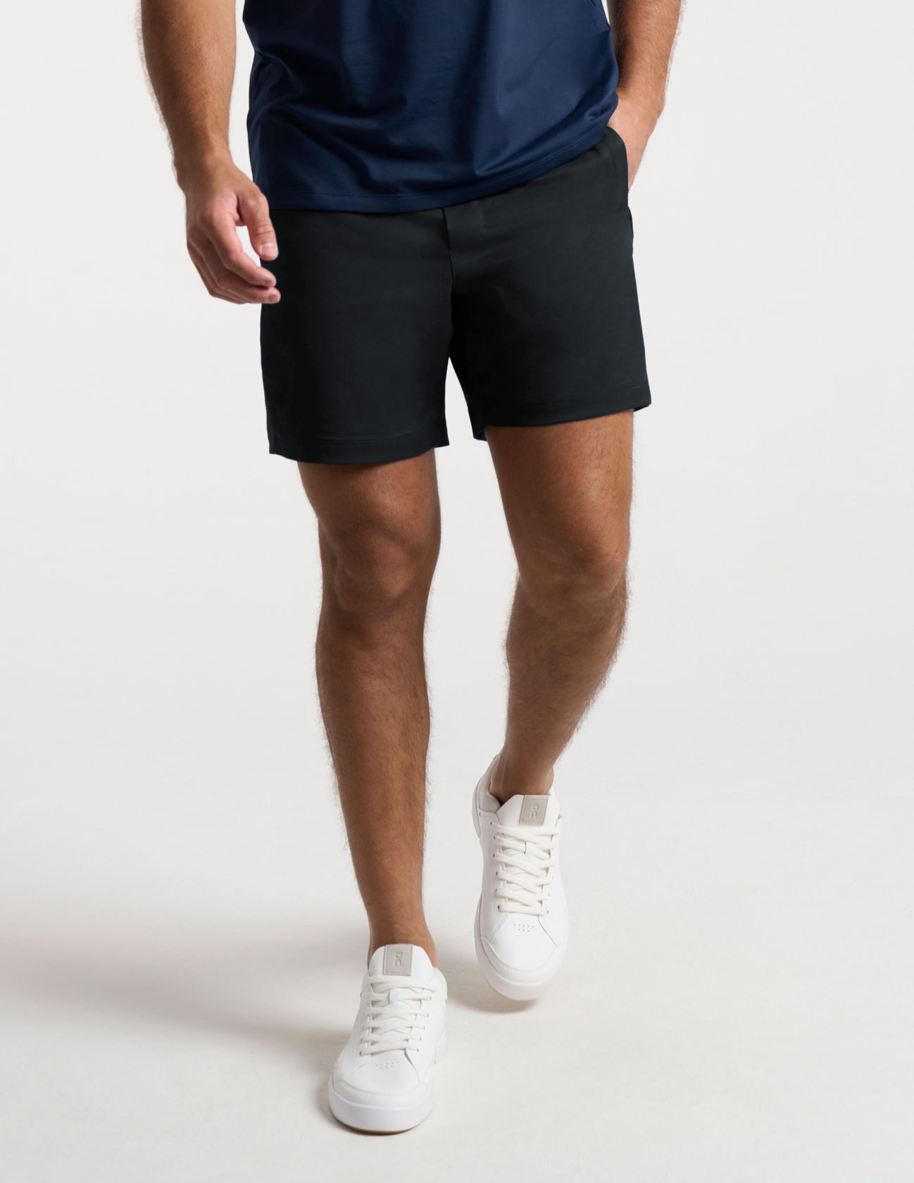 Khaki Shorts - Black