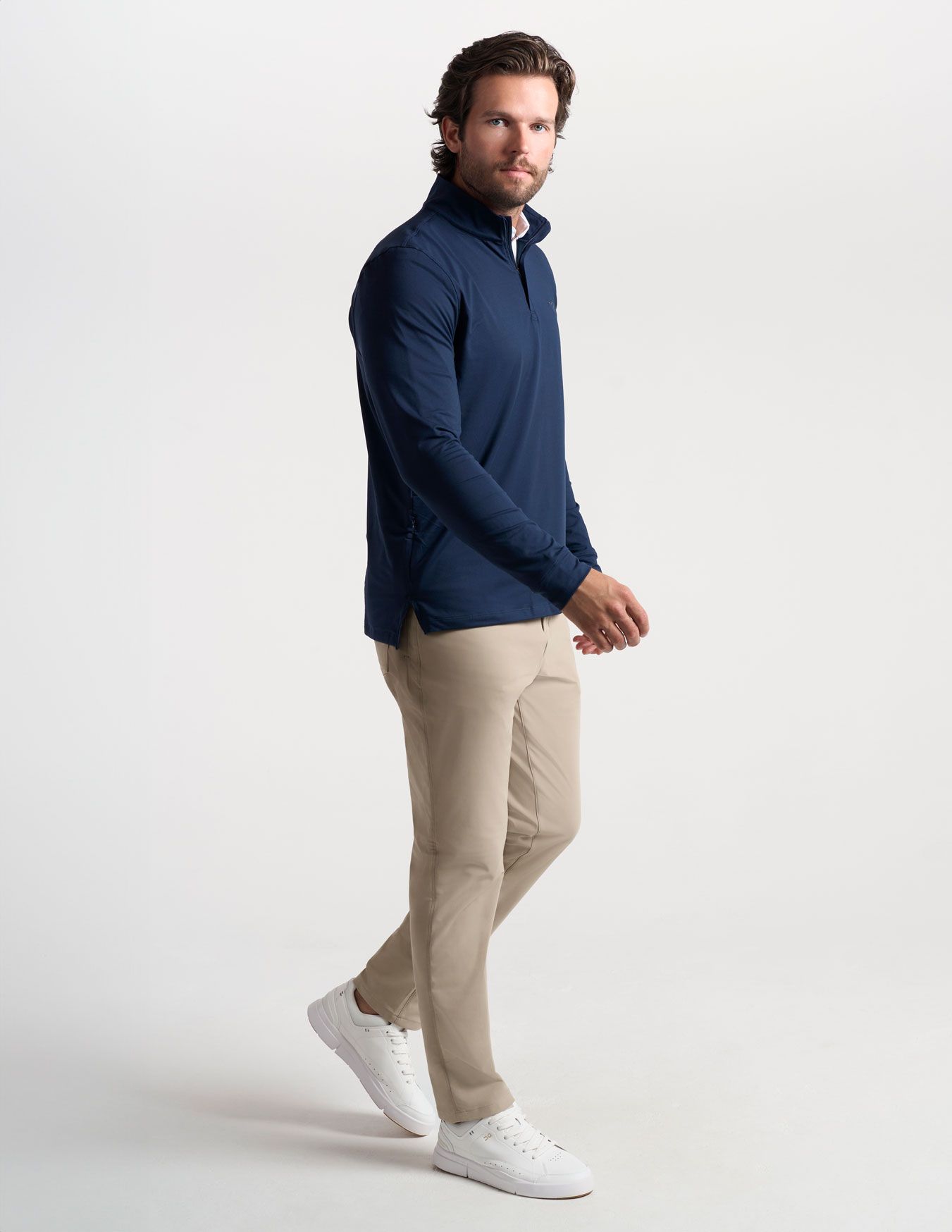 5-Pocket Tech Pants - Khaki - Classic Fit