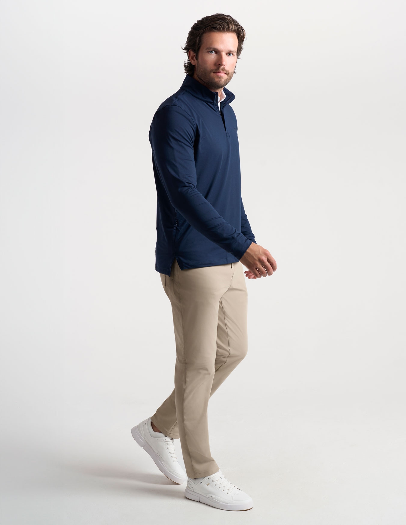 5-Pocket Tech Pants - Khaki - Classic Fit