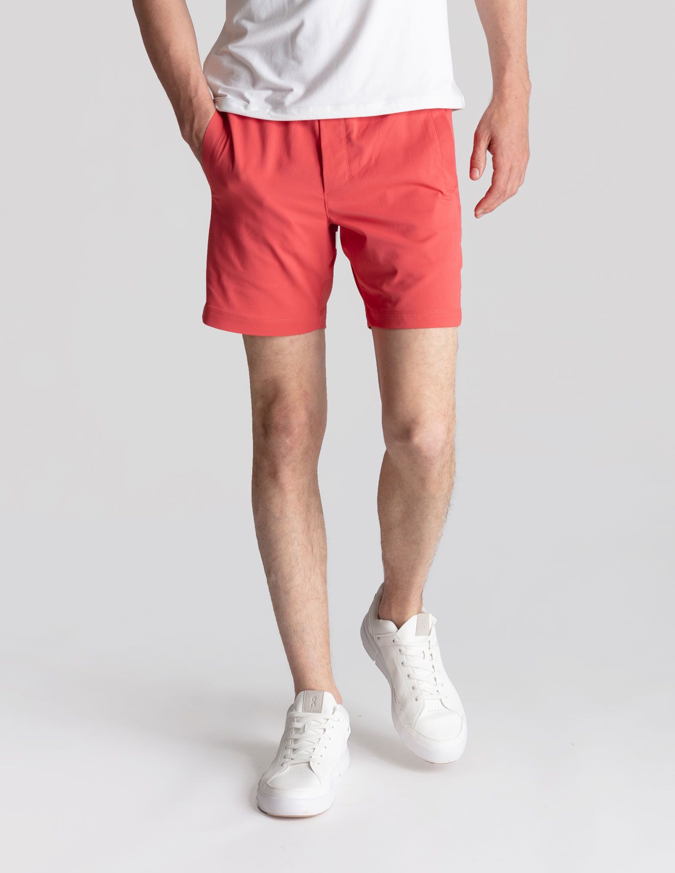 Khaki Shorts - Cranberry | birddogs