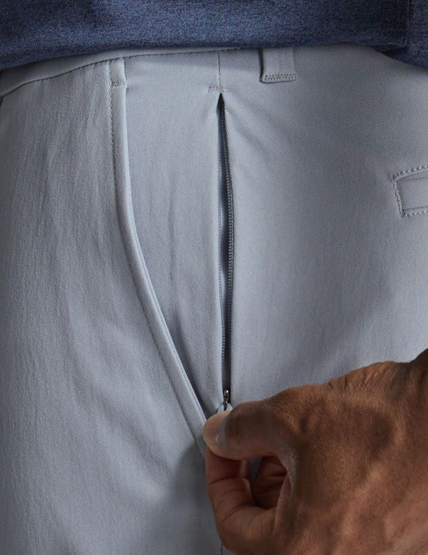 Stretch Khakis - Light Gray - Slim Fit (The Ernie Musks)