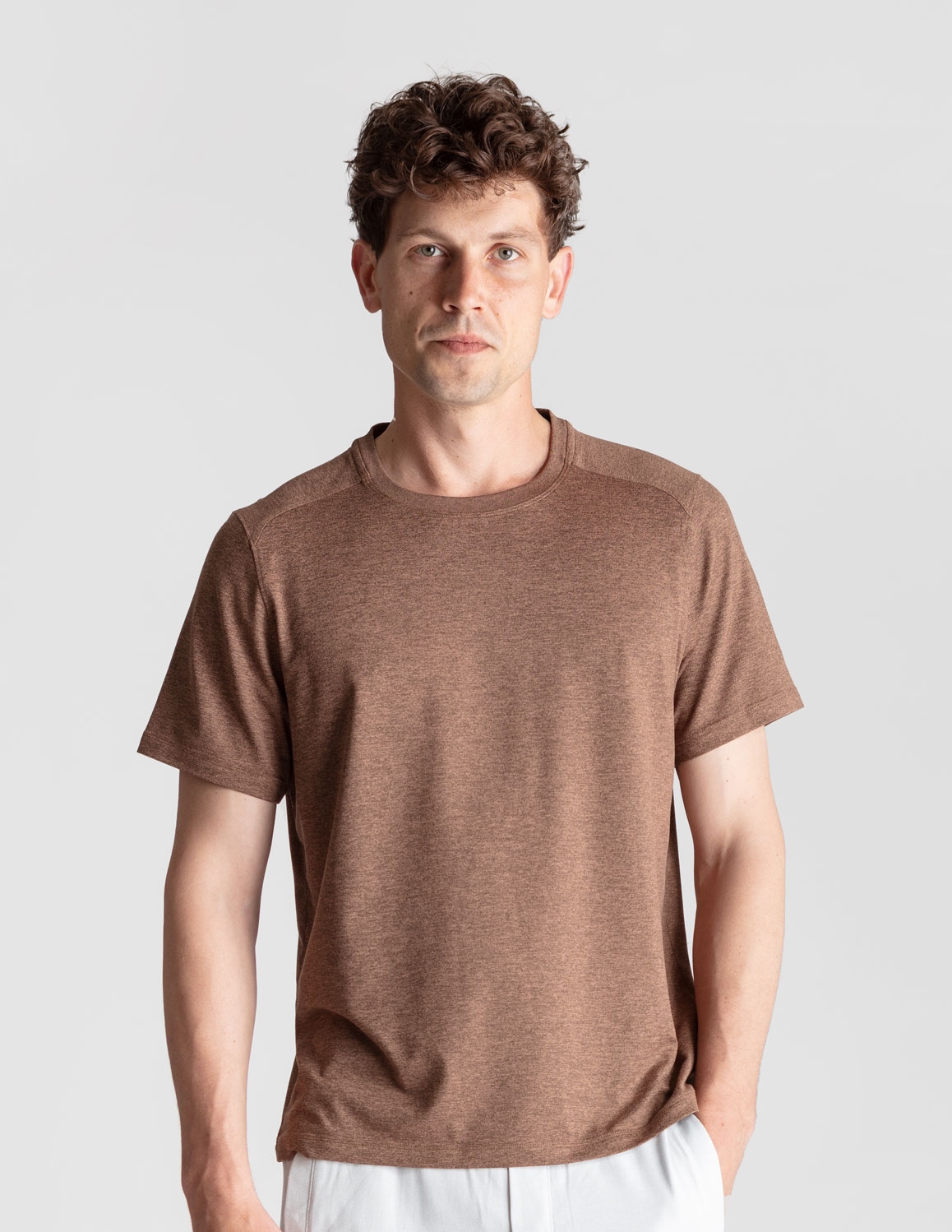 Supersoft Tee - Brown Heather
