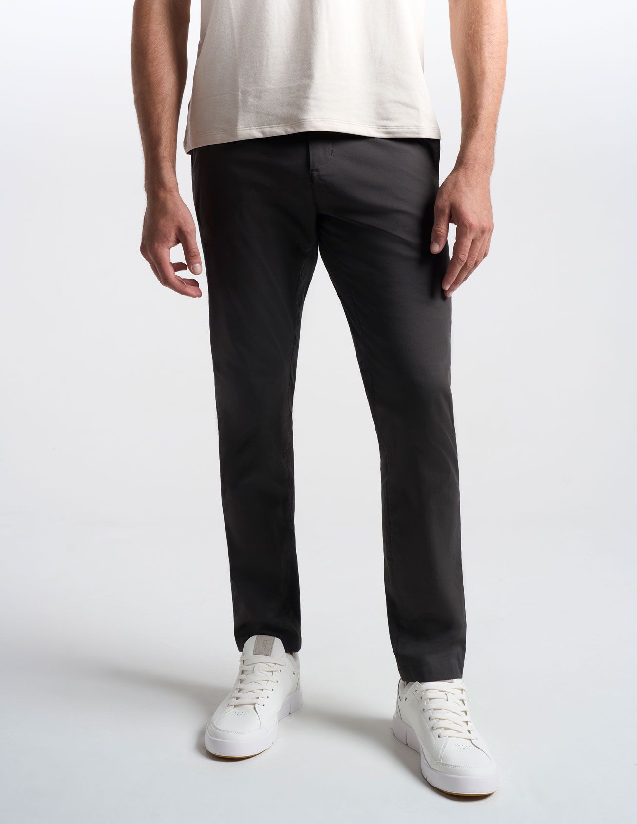 Stretch Khakis - Dark Charcoal